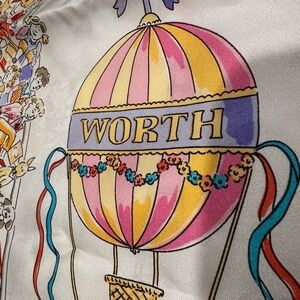 WORTH 💯 % SILK SCARF 🎪 EUC